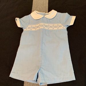Petit Ami Smocked one piece